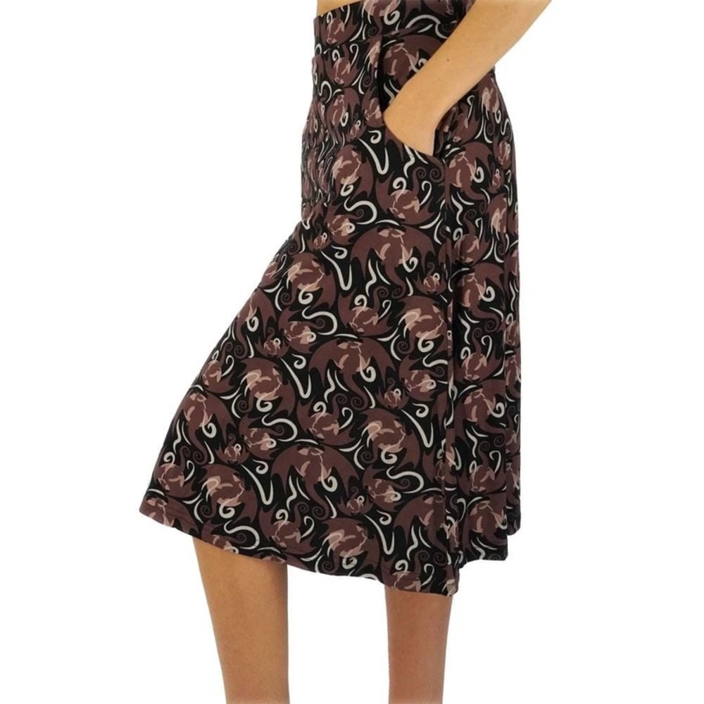 Svaha Night Fury (Dragon) Skirt with Pockets
